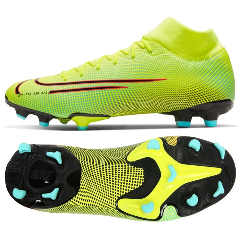 Zapatos de fútbol Nike Mercurial Superfly 7 Academy Mds FG / MG M BQ5427-703 amarillo amarillo