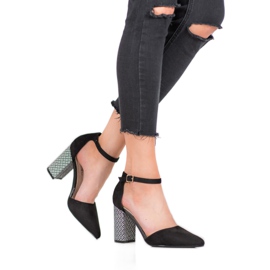 Goodin Bombas negras con estilo negro amarillo