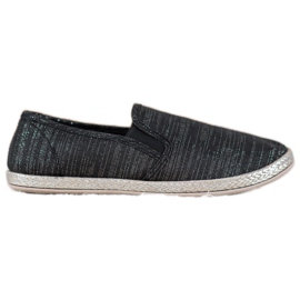 SHELOVET Slipons cómodos negro