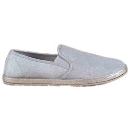 SHELOVET Slipons cómodos gris