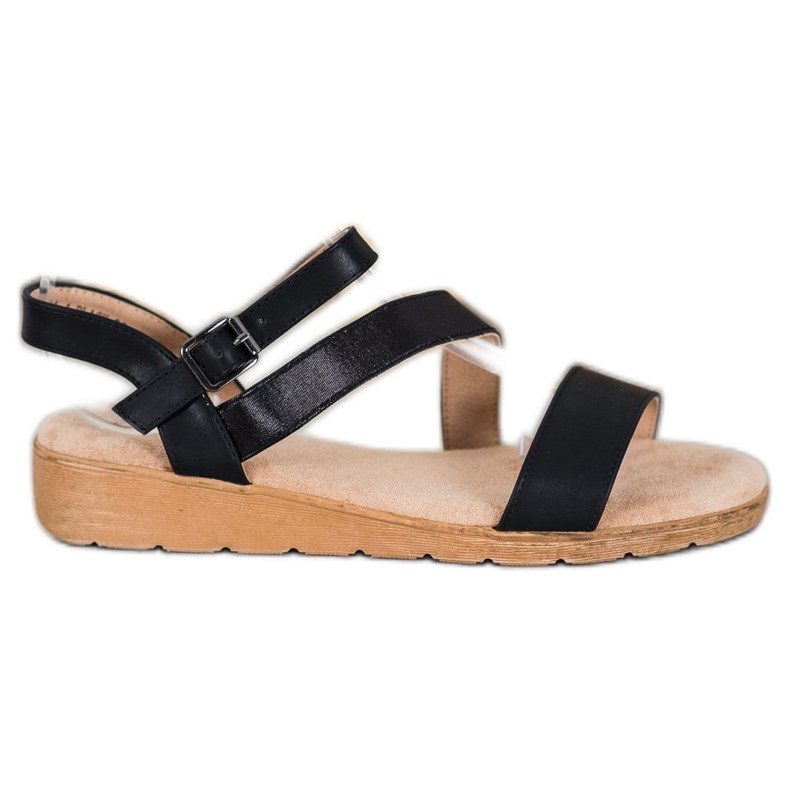 SHELOVET Sandalias casuales negro