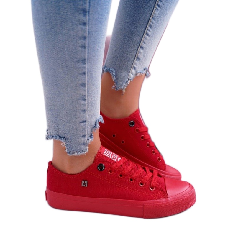 Zapatillas de mujer rojas Big Star AA274007 rojo