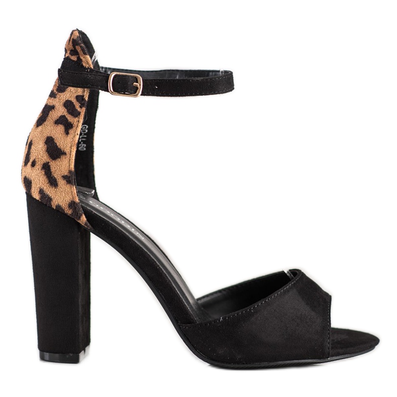 Goodin Zapatos de salón con lunares marrón negro