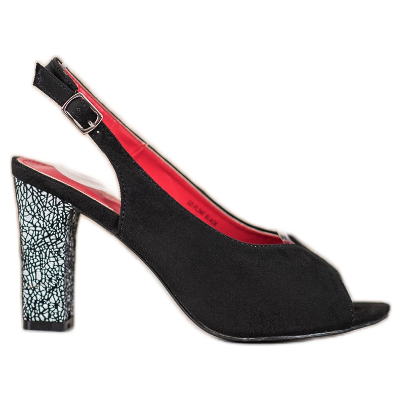 Goodin Sandalias Con Tacón Decorativo negro