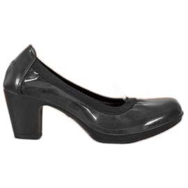 SHELOVET Zapatos cómodos casuales negro
