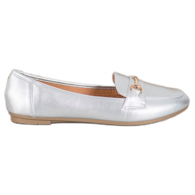 Fama Bailarina casual con adorno gris