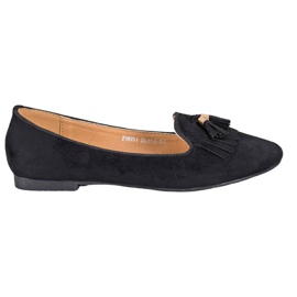 Fama Señores de ante con flecos negro