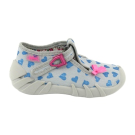 Calzado infantil befado 110P380 azul rosa gris
