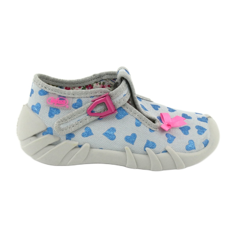 Calzado infantil befado 110P380 azul rosado gris