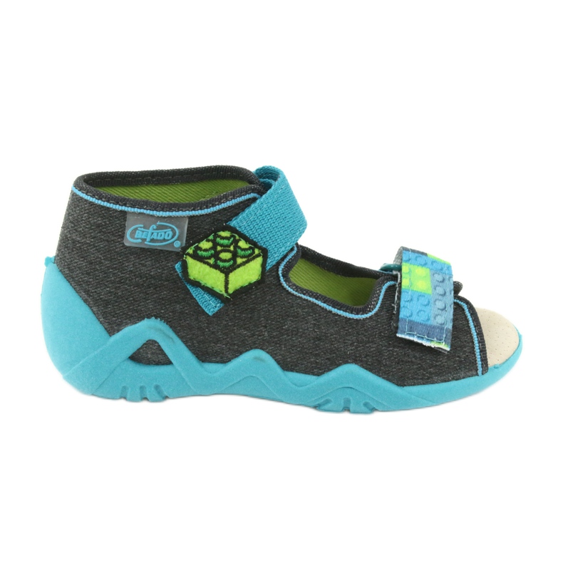 Calzado infantil befado amarillo 350P006 azul gris verde