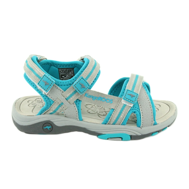 KangaRoos Sandalias de niñas FUMA FOAM ISOLA 18335 Gray-Blue gris