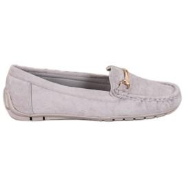 Seastar Mocasines de ante con estilo gris