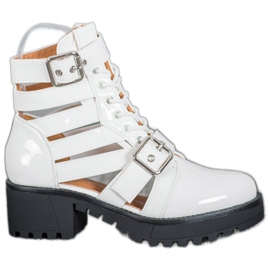 Seastar Botas de moda lacadas blanco