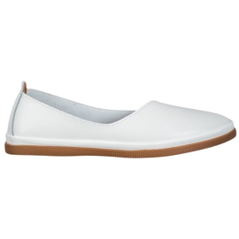 Zapatos VINCEZA de piel sin cordones blanco