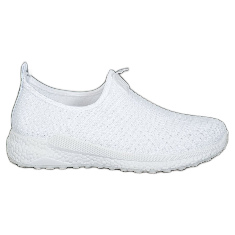SHELOVET Slipons calados blanco