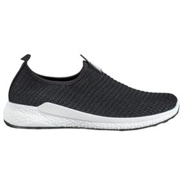 SHELOVET Slipons calados negro