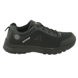 Zapatillas deportivas softshell impermeables American Club HL02 negro gris