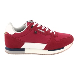 Zapatillas American Club RH12 blanco marrón rojo