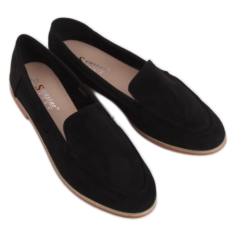 Black Mocasines negros de mujer T359P Black Black Mocasines negros de mujer T359P Black