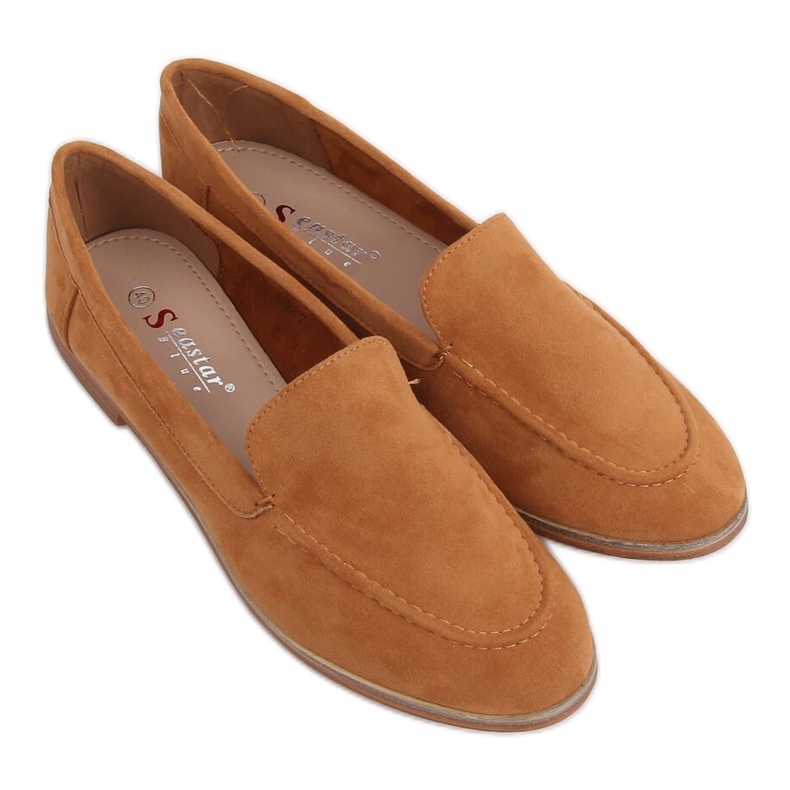 Mocasines de mujer camel T359P Camel marrón Mocasines de mujer camel T359P Camel marrón