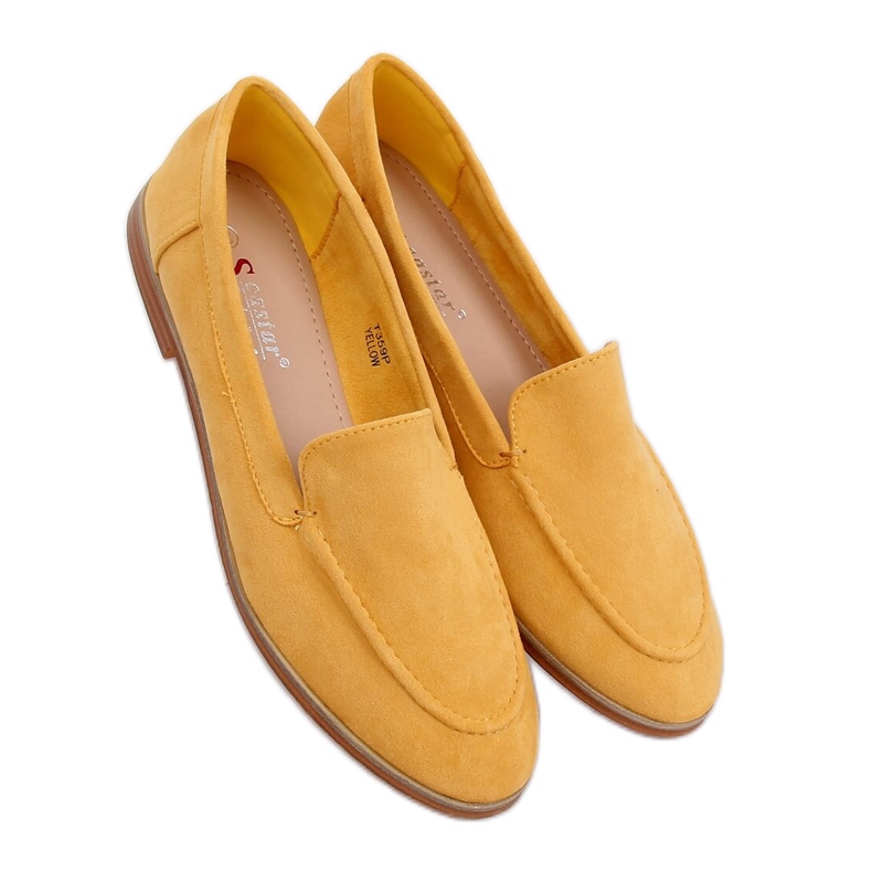 Mocasines de mujer miel T359P Amarillo Mocasines de mujer miel T359P Amarillo