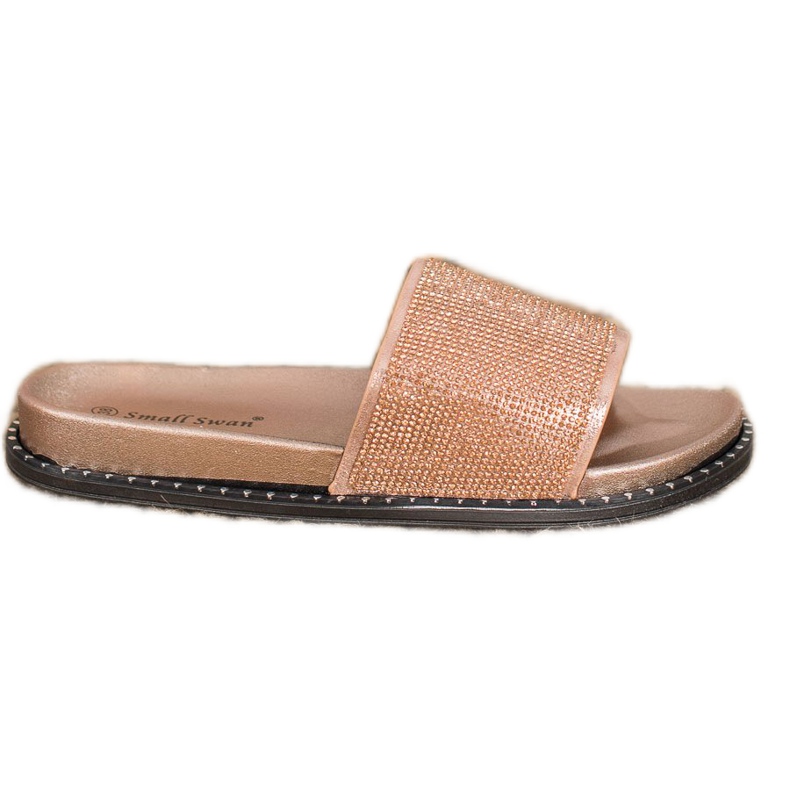 SHELOVET Zapatillas de moda con circonita cúbica amarillo