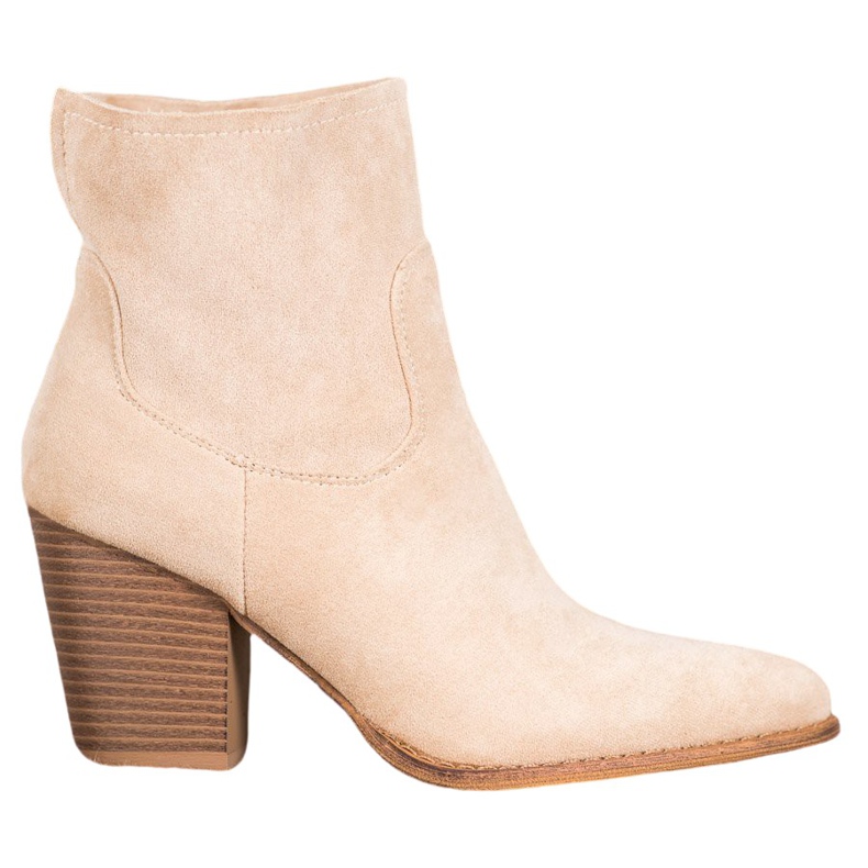 Seastar Botas sin cordones en un poste beige