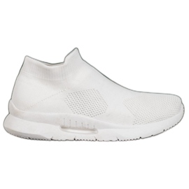 SHELOVET Zapatos sin cordones textiles blanco
