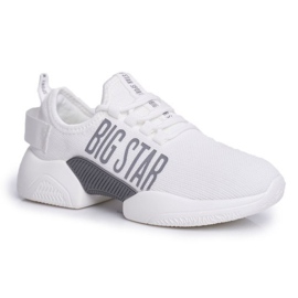 Zapatos Deportivos Mujer Big Star White FF274282 blanco