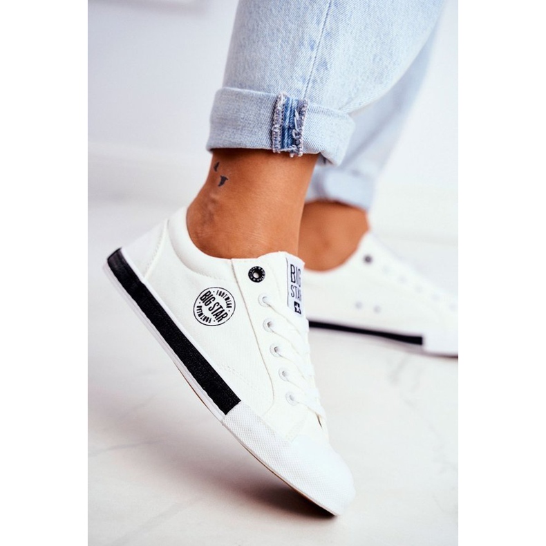 Zapatillas de mujer White Big Star FF274228 blanco