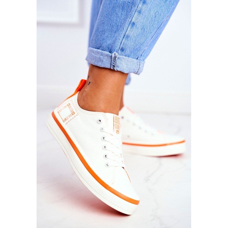 Zapatillas de mujer White Big Star FF274A065 blanco Zapatillas de mujer White Big Star FF274A065 blanco
