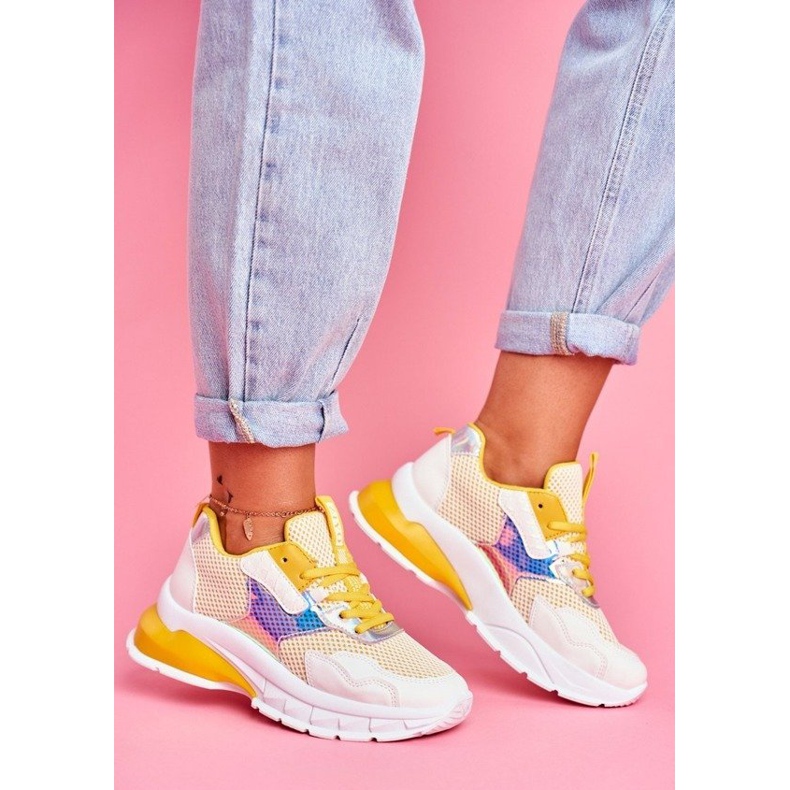 SEA Deportivas amarillas LA82 multicolor amarillo