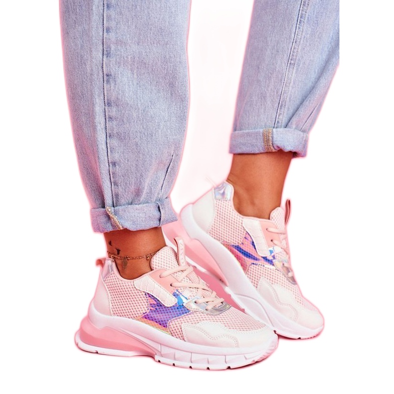 SEA Zapatillas deportivas LA82 rosa rosado multicolor