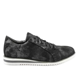 Zapatillas deportivas de mujer negras S18 negro