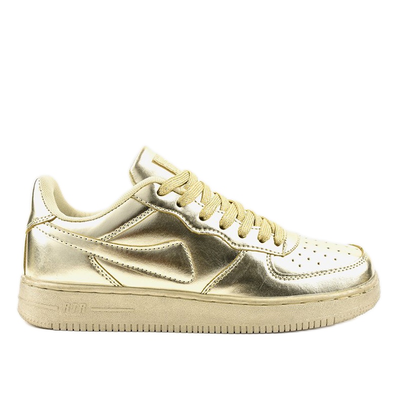 Zapatos deportivos dorados brillantes B731-37