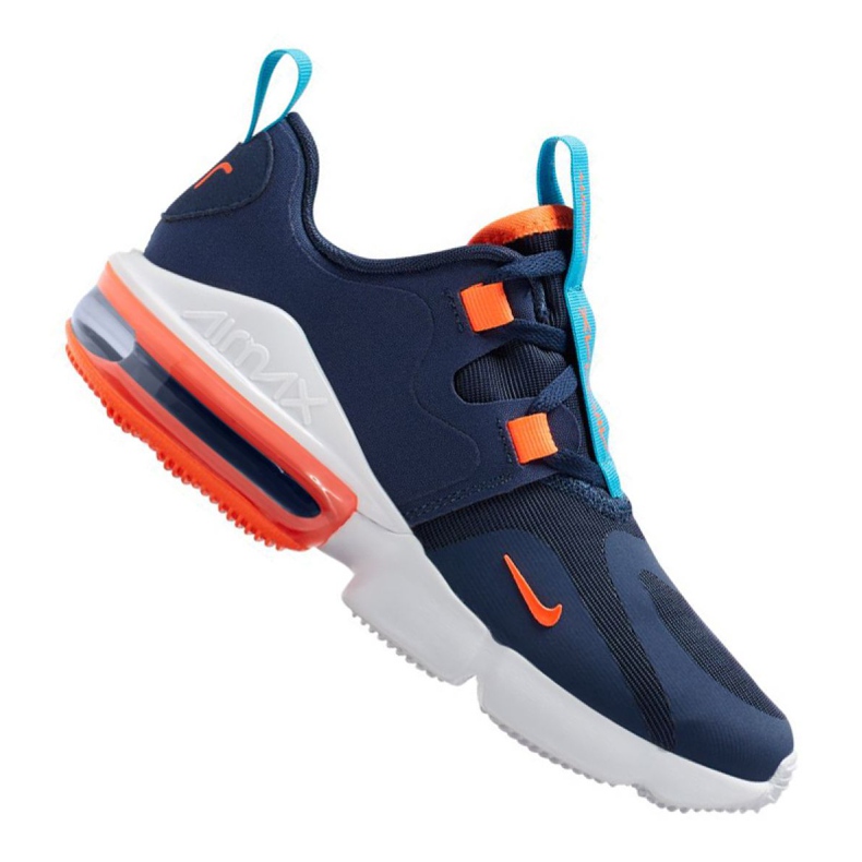 Nike Air Max Infinity Jr BQ5309-400 azul marino