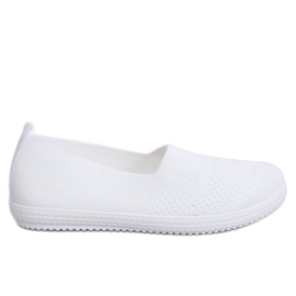 NB338P Zapatillas blancas de malla blanco