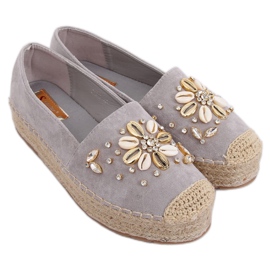Alpargatas grises para mujer JH96P Gris