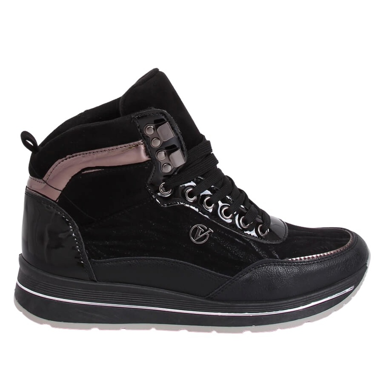 Black JM6825R Negro Zapatilla deportiva de caña alta