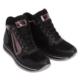 Black JM6841R Negro Zapatilla deportiva de caña alta