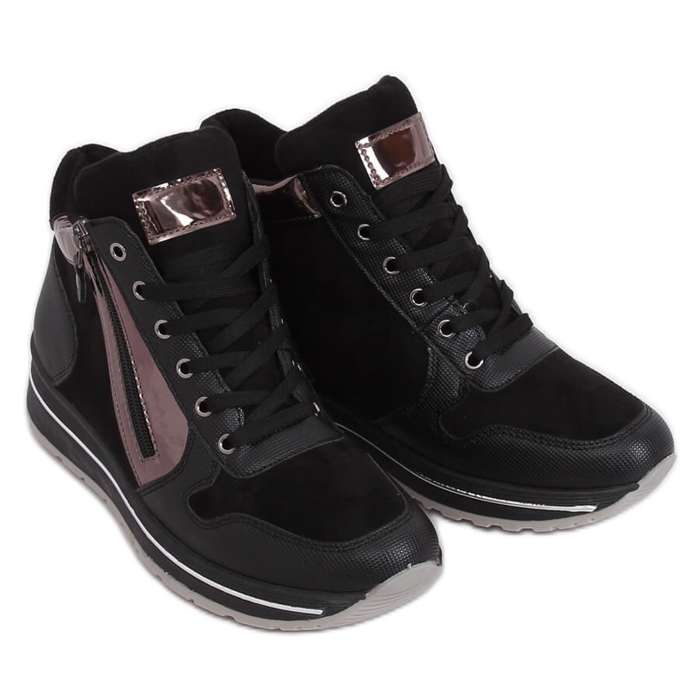 Black JM6841R Negro Zapatilla deportiva de caña alta