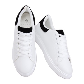 Zapatillas de mujer blancas LA85P Negro blanco