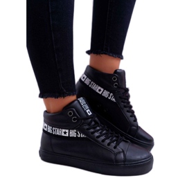 Zapatillas altas de mujer negras Big StarEE274355 negro