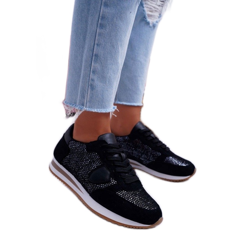 Moow Calzado deportivo de mujer negro, zapatillas KP9502