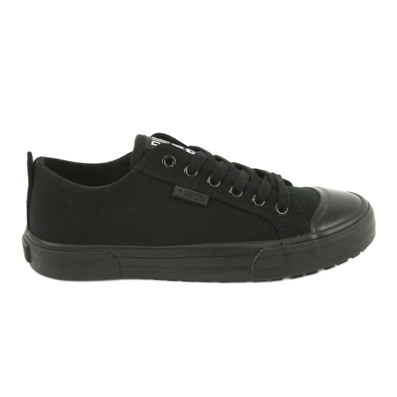 Big Star FF274A080 Sneakers negras para mujeres zapatillas negras negro