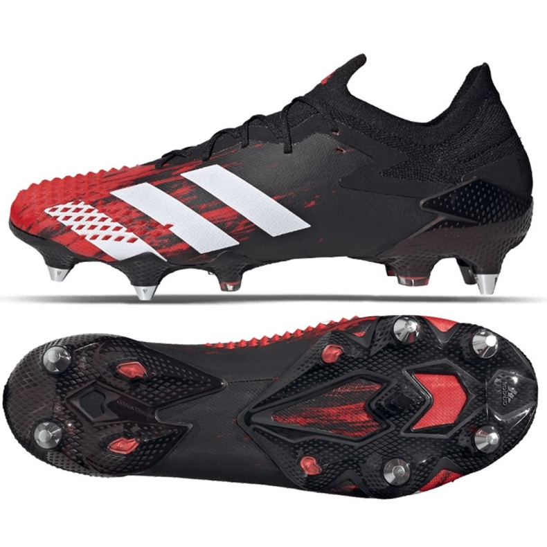 Botas de fútbol adidas Predator Mutator 20 Sg M EF2207 multicolor negro Botas de fútbol adidas Predator Mutator 20 Sg M EF2207 multicolor negro