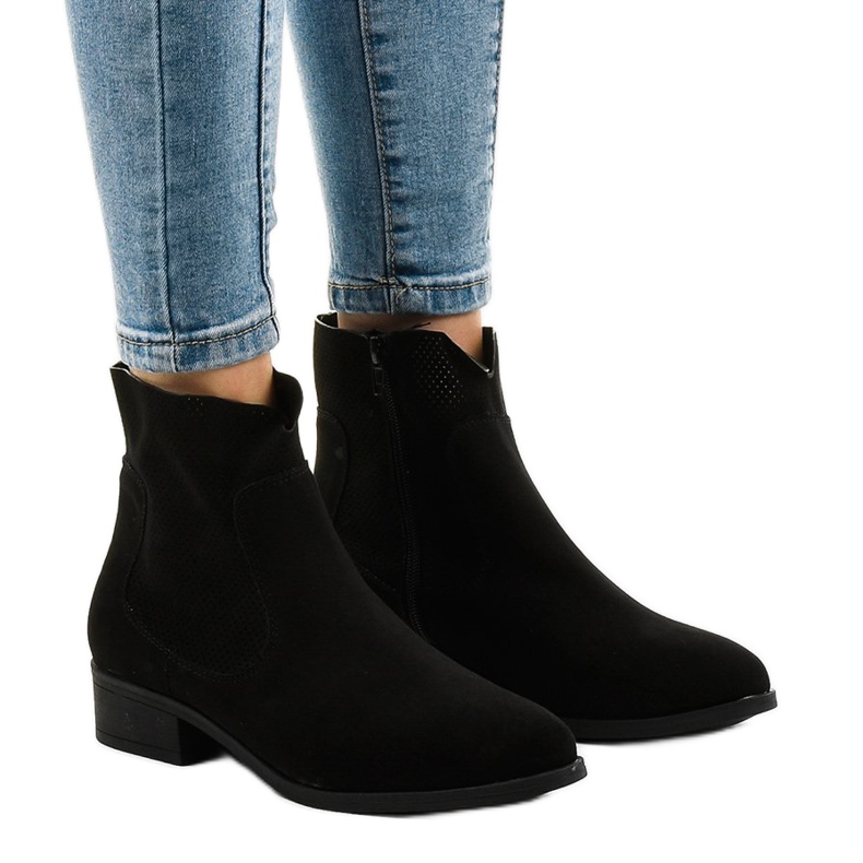 Botas vaqueras negras 22M negro