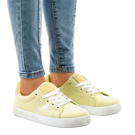 Zapatillas de mujer clásicas amarillas B845-26 amarillo Zapatillas de mujer clásicas amarillas B845-26 amarillo