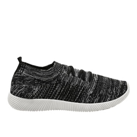 Zapatillas deportivas de hombre gris LW-1801 negro