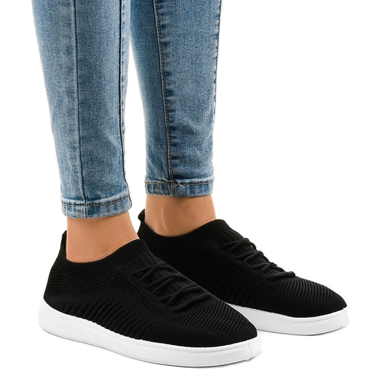 Zapatilla deportiva mujer negra 2969 negro